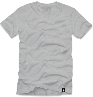 BLANK HEATHER T  ESSENTIAL 3 PACK TEES