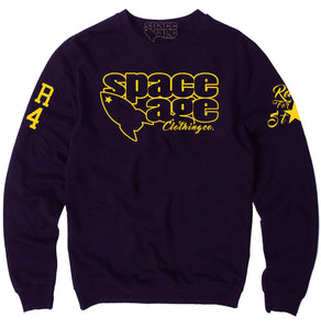 OG Space Age Clothing Co. Sweatshirt - Navy / Gold