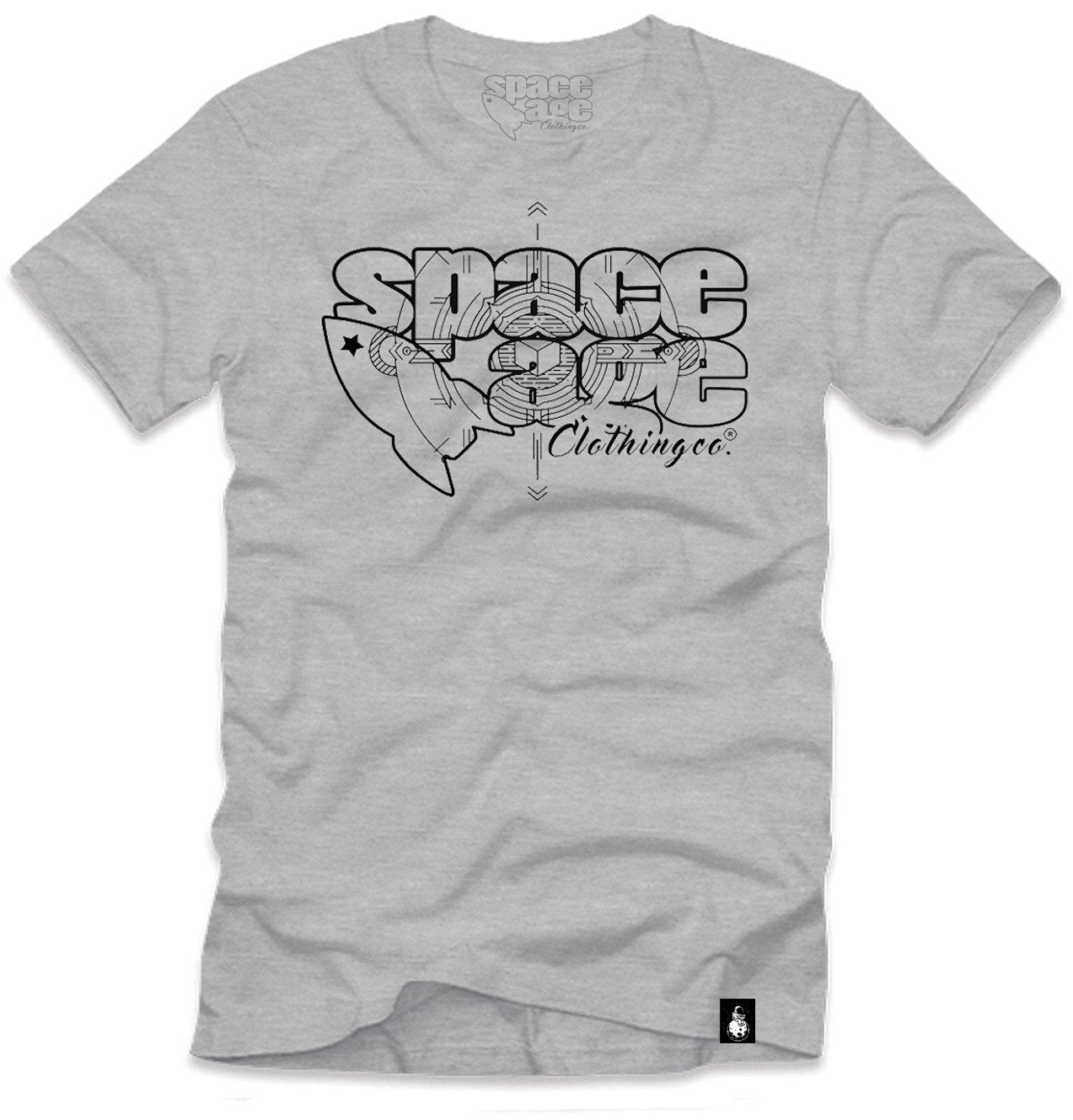 Space Age Clothing Co. T- Shirt - Grey / Black