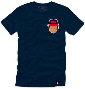 AR Head T-Shirt  - Navy