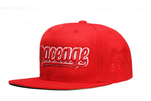 Space Age Snap Back -  Red / White / Red