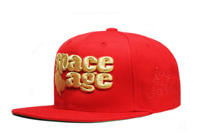 OG Space Age Snap Back - Red / Metallic Gold / Red